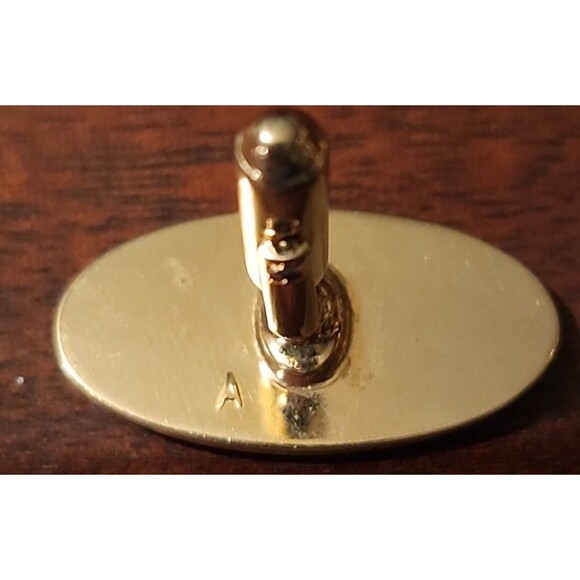 Vintage B Monogram Cufflinks – Silver-Tone Mother of Pearl Men’s Jewelry - Picture 4 of 6